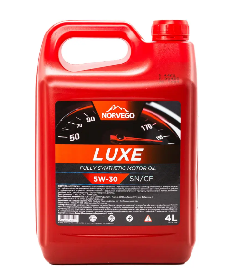 Моторна олива NORVEGO LUXE 5W30 SN/CF 4л